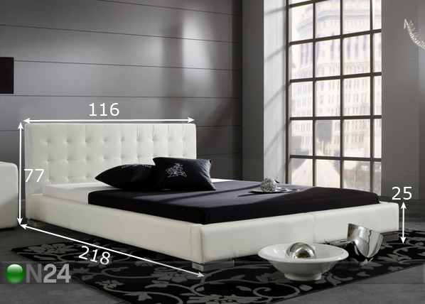 Кровать Sandra 100x200 cm размеры