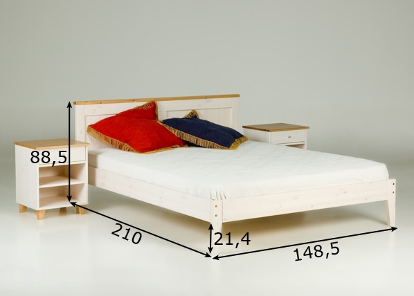 Кровать Scala 140x200 cm размеры