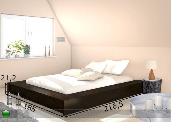 Кровать Seattle + матрас Inter Bonnel 137x191 cm размеры