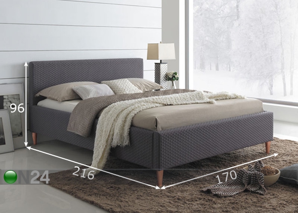 Кровать Seul 160x200 cm размеры
