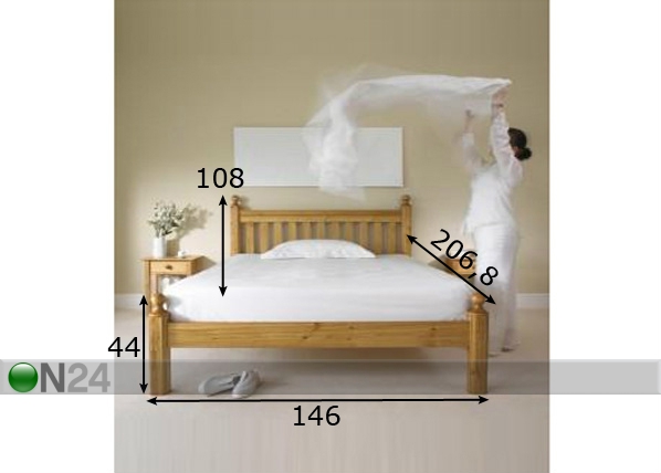 Кровать Sheelin 137x190 cm размеры