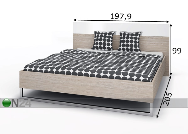 Кровать Style 180x200 cm размеры