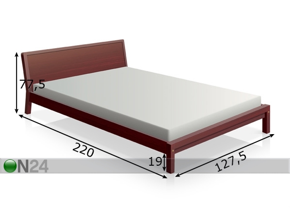 Кровать Tobi 120x200 см размеры
