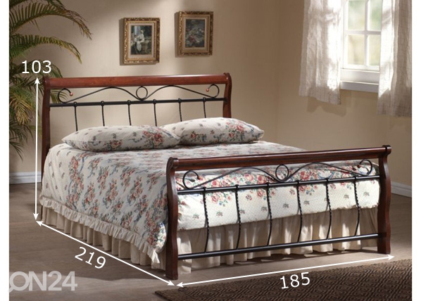 Кровать Venecja 180x200 cm размеры