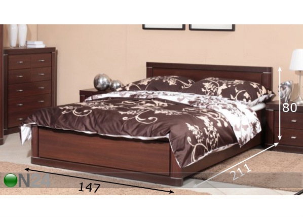 Кровать Venti 140x200 см размеры