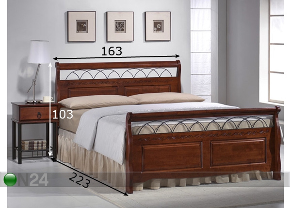 Кровать Verona 160x200 cm размеры