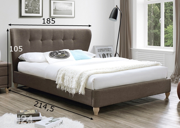 Кровать Victoria 160x200 cm размеры