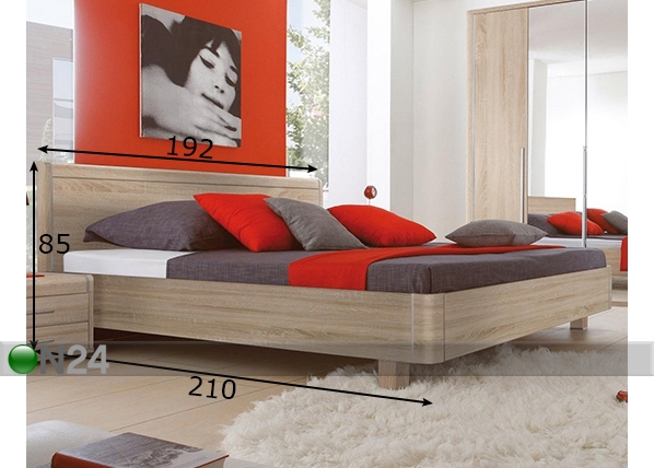 Кровать Voltera 180x200 cm размеры