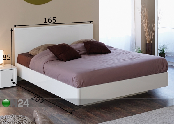 Кровать Wesley 160x200 cm размеры