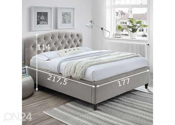 Кровать Zeta 160x200 cm размеры