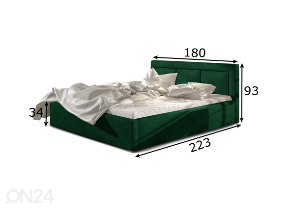 Кровать с ящиком 160x200 cm размеры