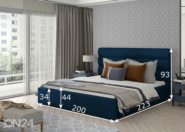 Кровать с ящиком Caramel 180x200 cm размеры