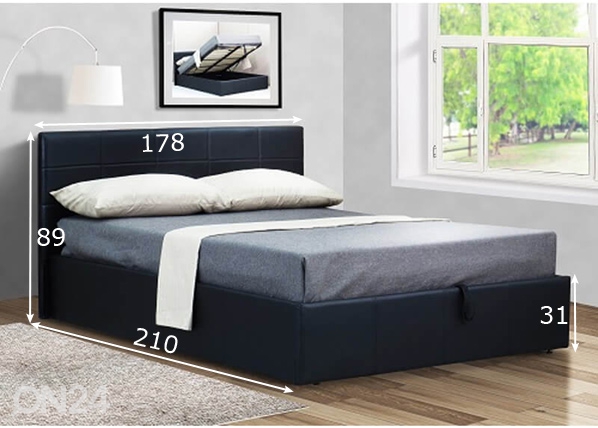 Кровать с ящиком Chanel 160x200 cm размеры