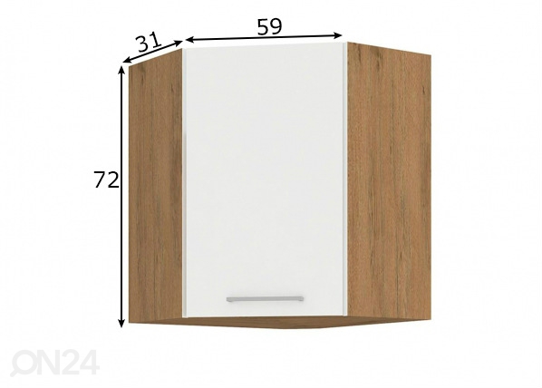 Кухонный шкаф (верхний) размеры