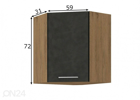 Кухонный шкаф (верхний) размеры