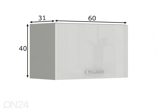 Кухонный шкаф (верхний) 60 cm размеры
