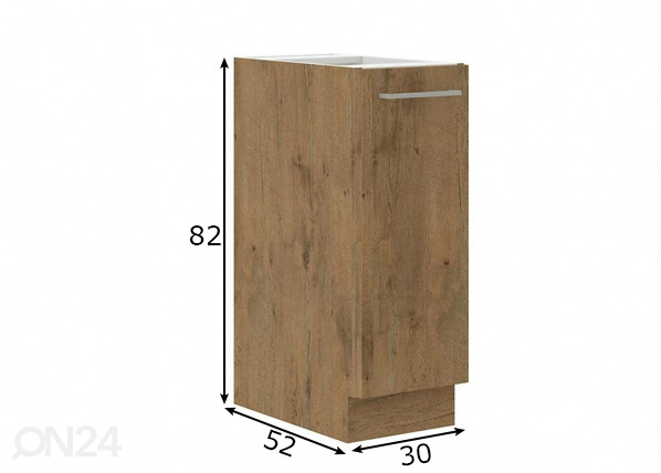 Кухонный шкаф (нижний) размеры