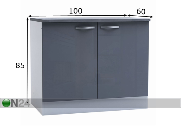 Кухонный шкаф размеры