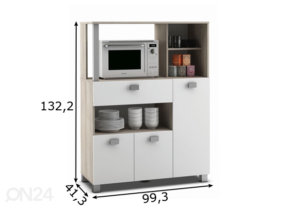 Кухонный шкаф Basilic размеры