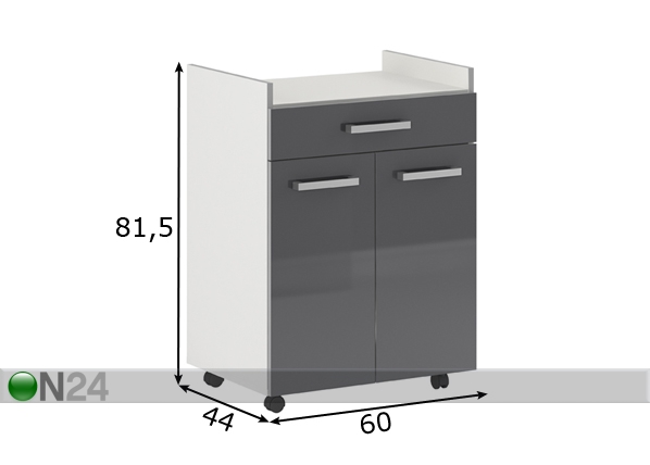 Кухонный шкаф Pixel размеры
