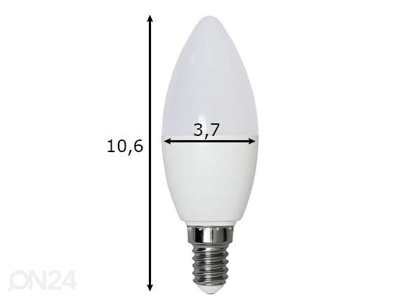 Лампочка E14 RGB Smart размеры