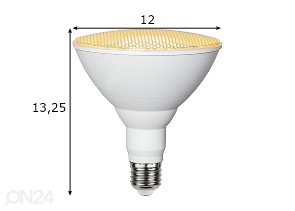Лампочка для растений E27 16 W размеры