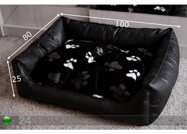 Лежак для собак S5 100x80 cm размеры