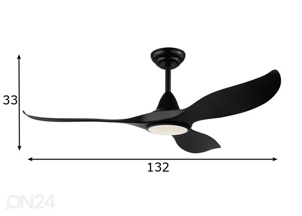 Люстра-вентилятор Cirali 52 размеры