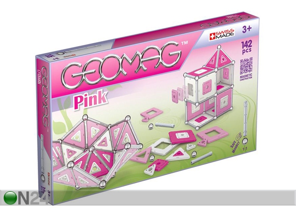 Магнитный конструктор Geomag Pink 142шт