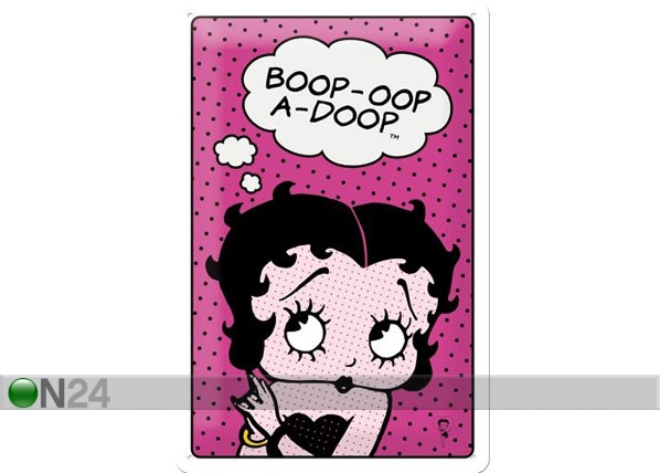 Металлический постер в ретро-стиле Betty Boop 20x30cm