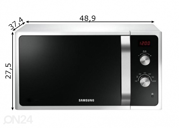 Микроволновая печь Samsung размеры
