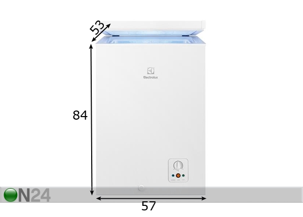 Морозильник Electrolux EC1005AOW размеры