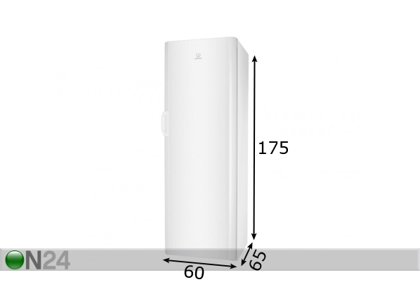 Морозильник Indesit UIAA12.1 (F083845) размеры