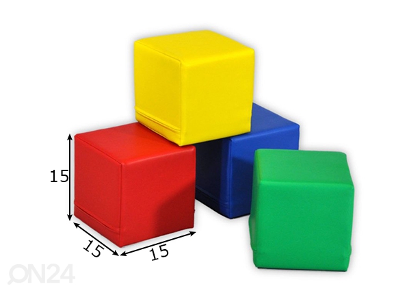 Мягкий модульный кубик K размеры