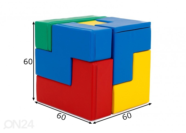 Набор мягких игровых модулей Куб размеры