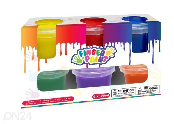 Набор пальчиковых красок Kid's Dough 6 x 100 ml