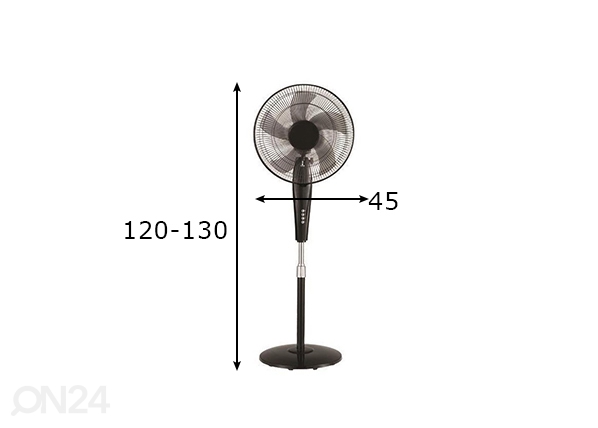 Напольный вентилятор 60 Вт размеры