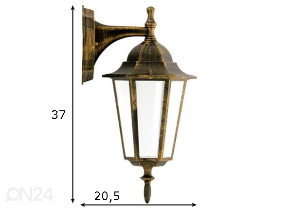 Наружный светильник Liguria размеры