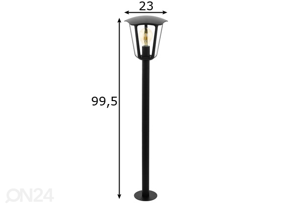 Наружный светильник Monreale размеры