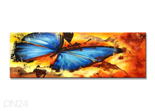 Настенная картина Butterfly 120x40 cm