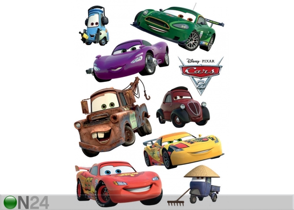 Настенная наклейка Disney Cars 2 McQueen and Mater 65x85 см