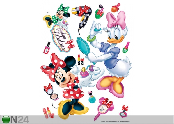 Настенная наклейка Disney Minnie Makeup 65x85 см