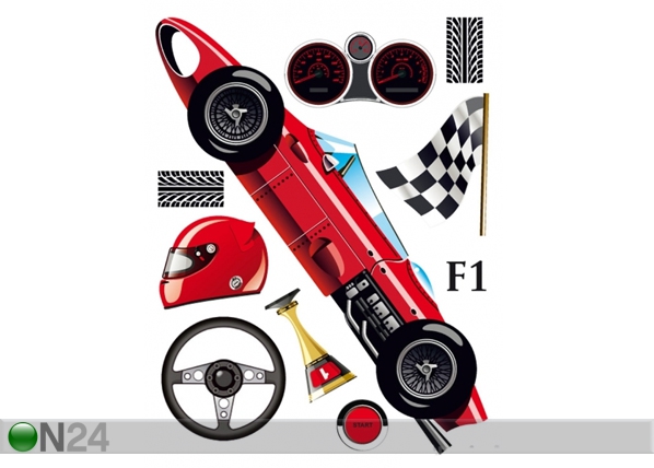 Настенная наклейка Formula 1, 42,5x65 cm