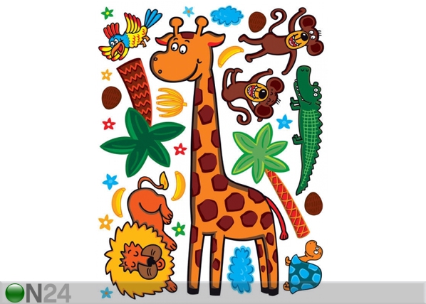 Настенная наклейка Giraffe 65x85 cm