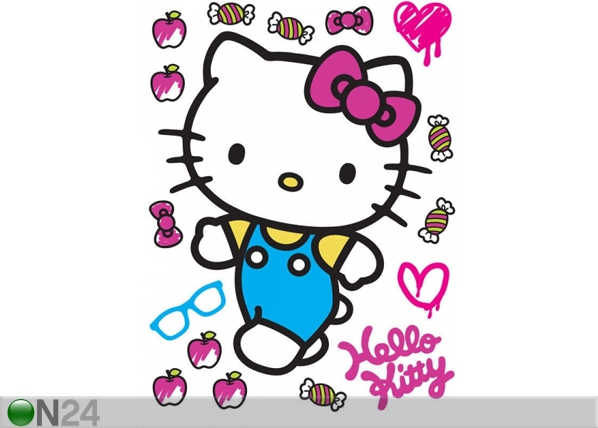 Настенная наклейка Hello Kitty 65x85 см