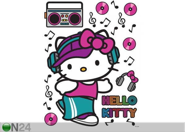 Настенная наклейка Hello Kitty Music 65x85 см