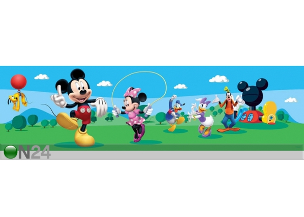 Настенная наклейка Mickey Mouse Club House 10x500 cm