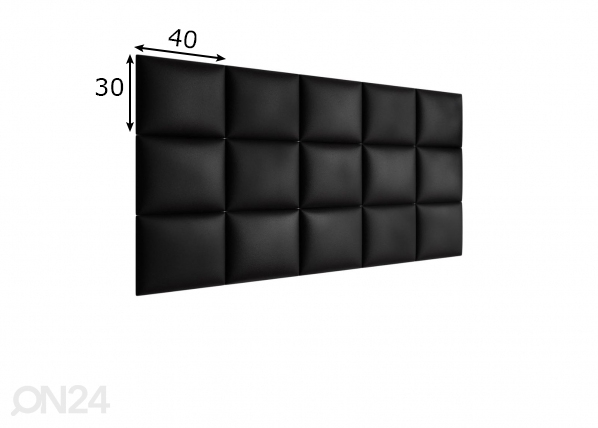 Настенная панель с покрытием из кожзаменителя 40x30 cm размеры