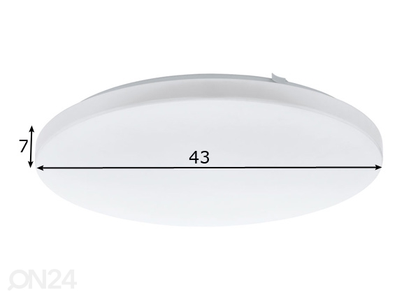 Настенно-потолочный светильник Frania Ø 43 см размеры