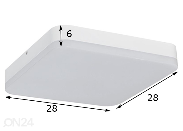 Настенно-потолочный светильник Milex Sensor размеры